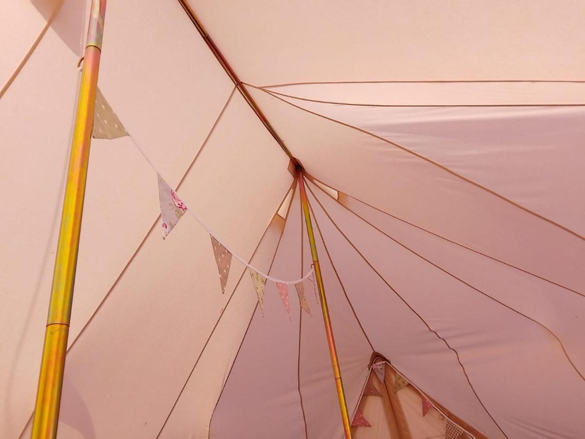 6M Emperor Tent Near Whitby With Log Burner Liverton Buitenkant foto
