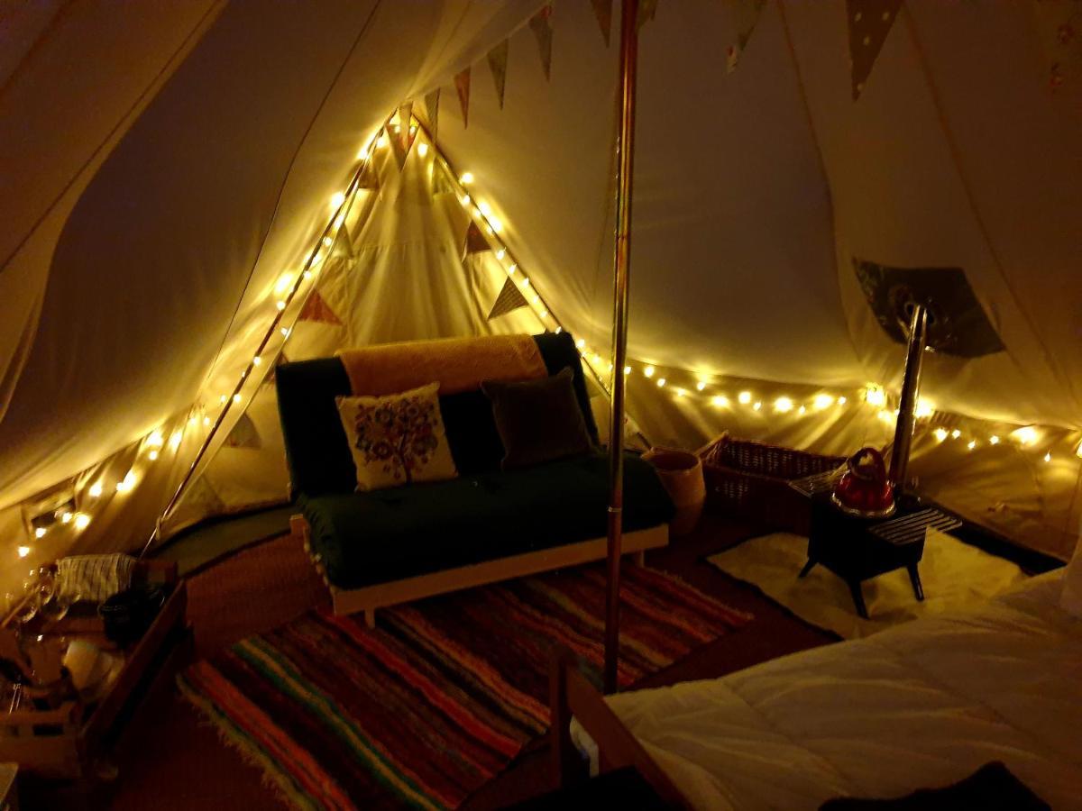 6M Emperor Tent Near Whitby With Log Burner Liverton Buitenkant foto