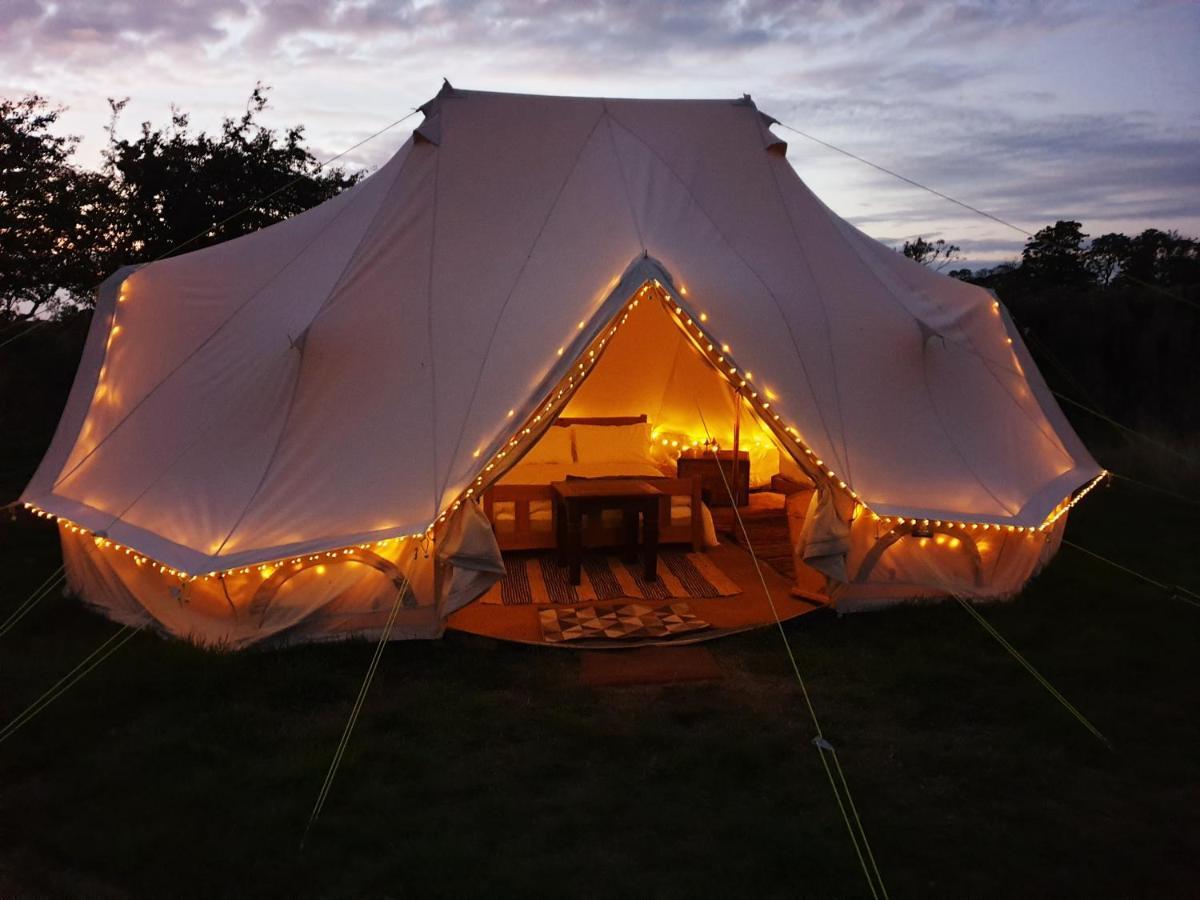 6M Emperor Tent Near Whitby With Log Burner Liverton Buitenkant foto