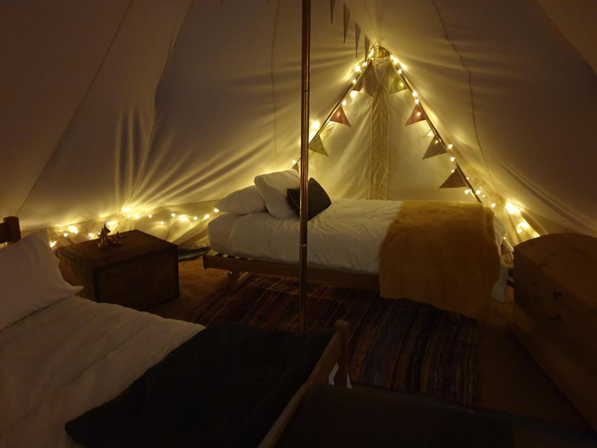 6M Emperor Tent Near Whitby With Log Burner Liverton Buitenkant foto